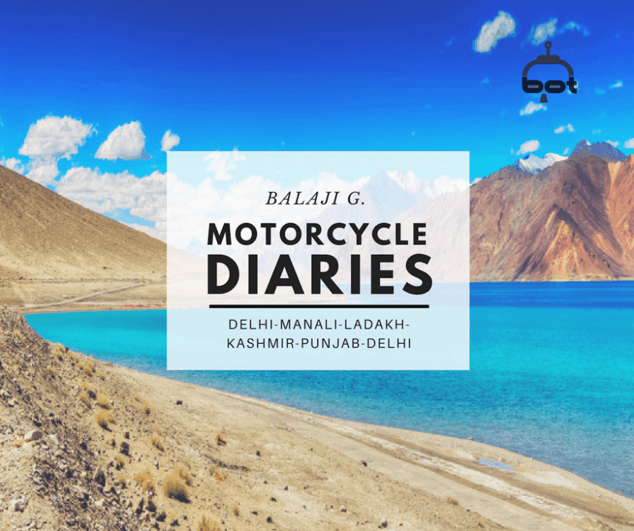 Motorcycle Diaries: Balaji’s Soul-Searching Sojourn in The Mountains